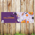 BAN107 Happy Halloween Advertising PVC Banner Indoor/Outdoor Waterproof with Eyelets 5 Sizes Available