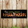 BAN109 Scary Night Halloween Advertising PVC Banner Indoor/Outdoor Waterproof with Eyelets 5 Sizes Available