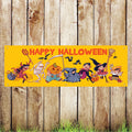 BAN110 Happy Halloween Advertising PVC Banner Indoor/Outdoor Waterproof with Eyelets 5 Sizes Available