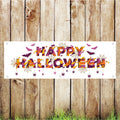 BAN115 Happy Halloween Advertising PVC Banner Indoor/Outdoor Waterproof with Eyelets 5 Sizes Available