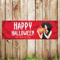 BAN126 Happy Halloween Advertising PVC Pub Banner Indoor/Outdoor Waterproof with Eyelets 5 Sizes Available