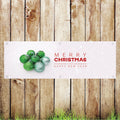 BAN137 Merry Christmas Advertising PVC Banner Indoor/Outdoor Waterproof with Eyelets 5 Sizes Available