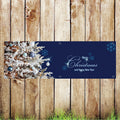 BAN138 Merry Christmas Advertising PVC Banner Indoor/Outdoor Waterproof with Eyelets 5 Sizes Available
