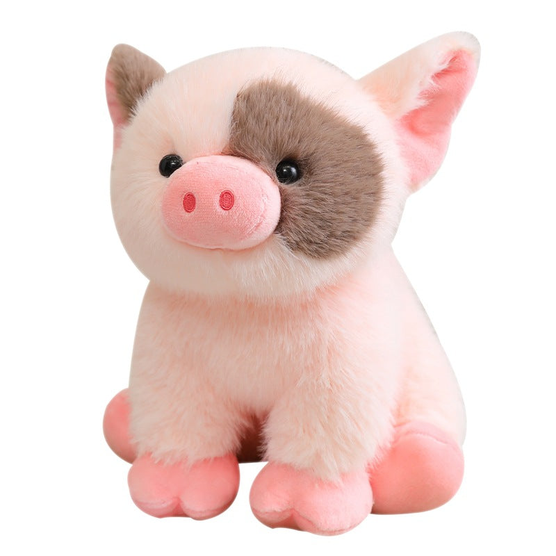 Cute and Adorable Little Pig Plush Toy, Soft Stuffed Animal Pig Doll, Comforting Sleep Companion for Kids Birthday Gift