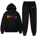 Men's Oversized Letter Print Hoodie and Sweatpants Two-Piece Set