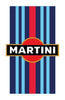BKRBS03 Martini Racing Style Black Bonnet Stripe For Porsche