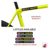 Bike Black And Yellow Personalised Bike Frame Name Stickers Cycle Cycling Frame Helmet Decals