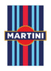 BMRBS02 Martini Racing Style Blue Bonnet Stripe For Porsche
