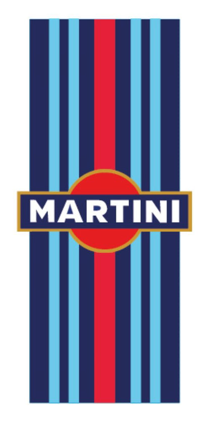 BMRBS05 Martini Racing Style Blue Bonnet Stripe For Porsche