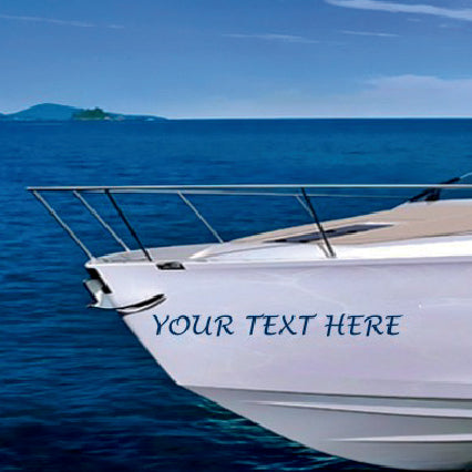 BN03 Boat Name Graphics Vinyl Printed Various Colour