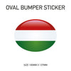 BS31-40 UK Car Van Flag Sticker - White Oval Self-Adhesive Vinyl New GB Vehicles Various Flags Available