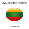 BS31-40 UK Car Van Flag Sticker - White Oval Self-Adhesive Vinyl New GB Vehicles Various Flags Available