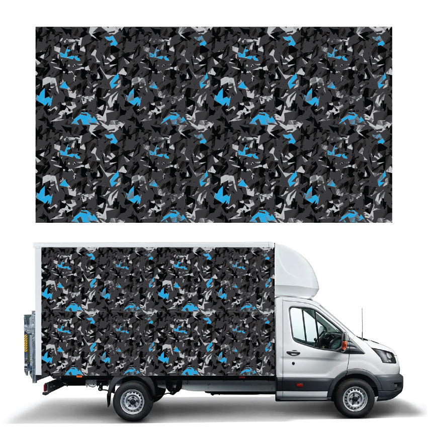 BVW01 Box Van Panel Wrap Sticker 2x4000mm x 2200mm  Waterproof  Easy Fit