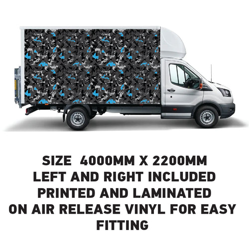 BVW01 Box Van Panel Wrap Sticker 2x4000mm x 2200mm  Waterproof  Easy Fit