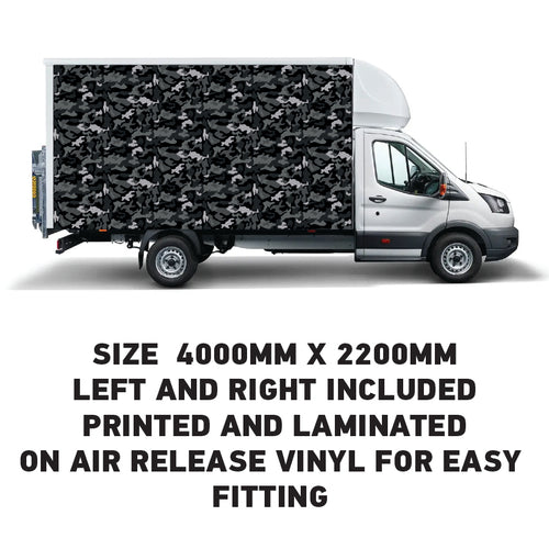 BVW02 Box Van Panel Wrap Sticker 2x4000mm x 2200mm  Waterproof  Easy Fit