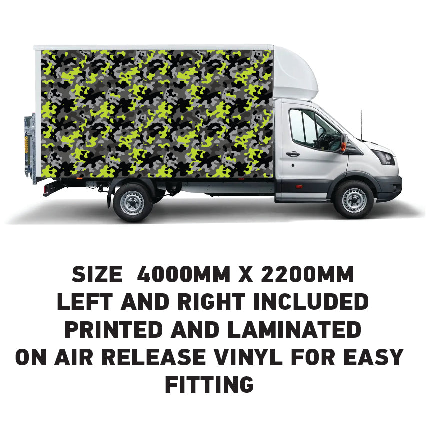 BVW03 Box Van Panel Wrap Sticker 2x4000mm x 2200mm  Waterproof  Easy Fit