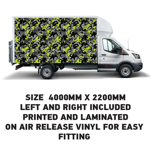 BVW03 Box Van Panel Wrap Sticker 2x4000mm x 2200mm  Waterproof  Easy Fit