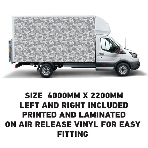 BVW05 Box Van Panel Wrap Sticker 2x4000mm x 2200mm  Waterproof  Easy Fit