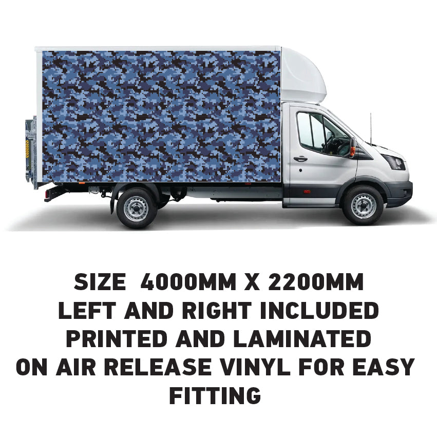 BVW06 Box Van Panel Wrap Sticker 2x4000mm x 2200mm  Waterproof  Easy Fit