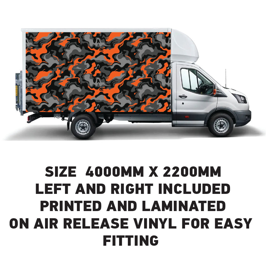 BVW09 Box Van Panel Wrap Sticker 2x4000mm x 2200mm  Waterproof  Easy Fit