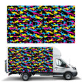 BVW10 Box Van Panel Wrap Sticker 2x4000mm x 2200mm  Waterproof  Easy Fit