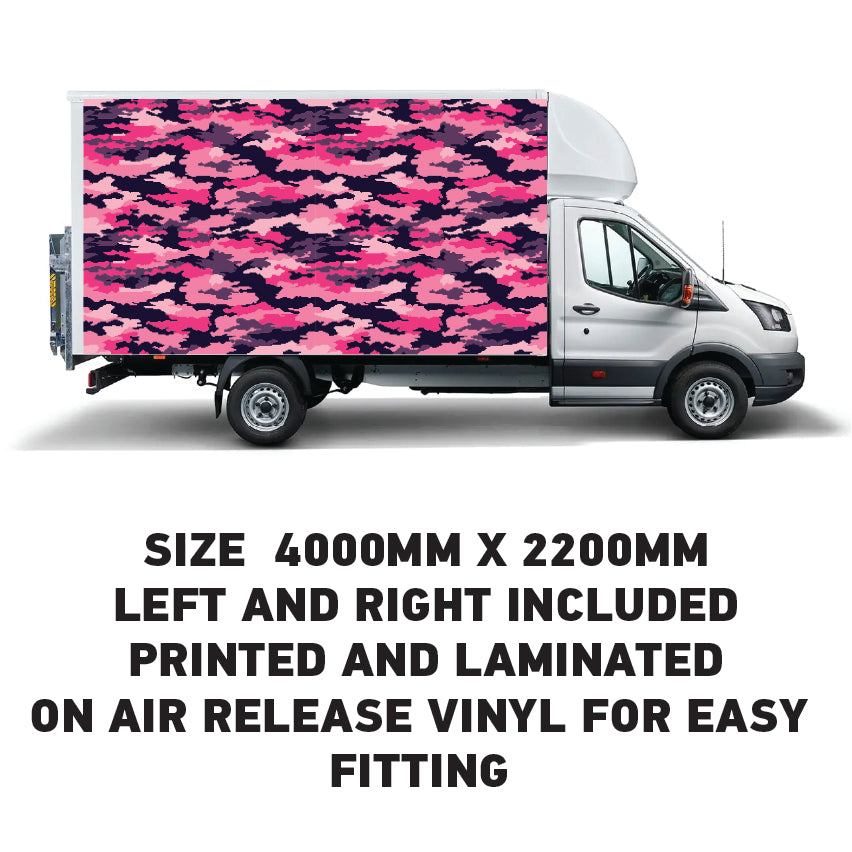 BVW11 Box Van Panel Wrap Sticker 2x4000mm x 2200mm  Waterproof  Easy Fit