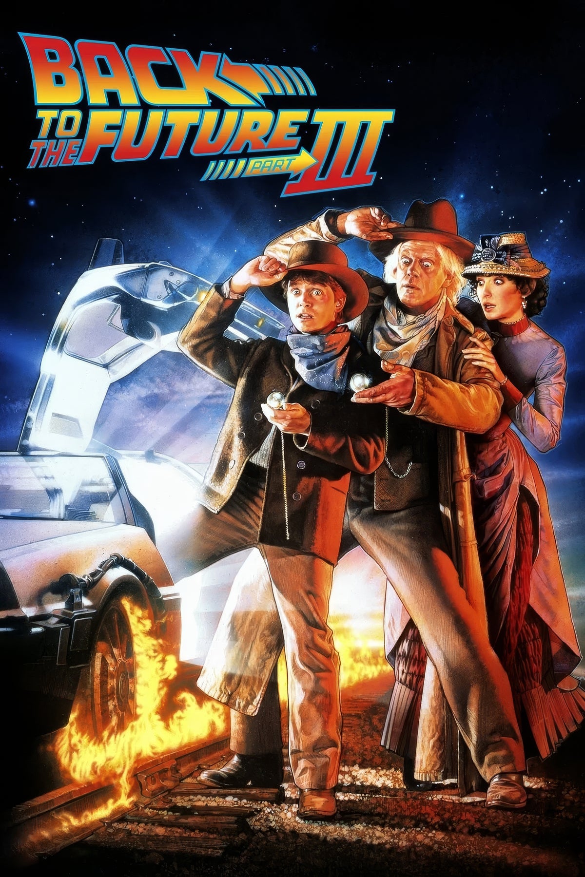 Back to the Future Part III (1990) Film/Movie Premium Waterproof & Tear Resistant Posters