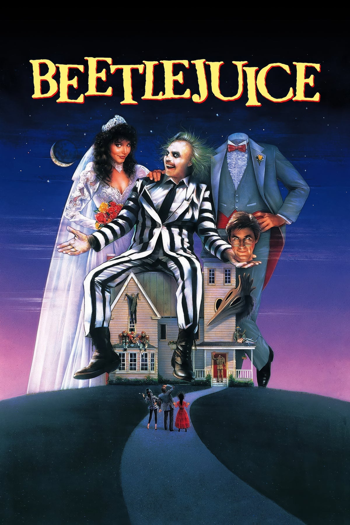 Beetlejuice (1988) Film/Movie Premium Waterproof & Tear Resistant Posters