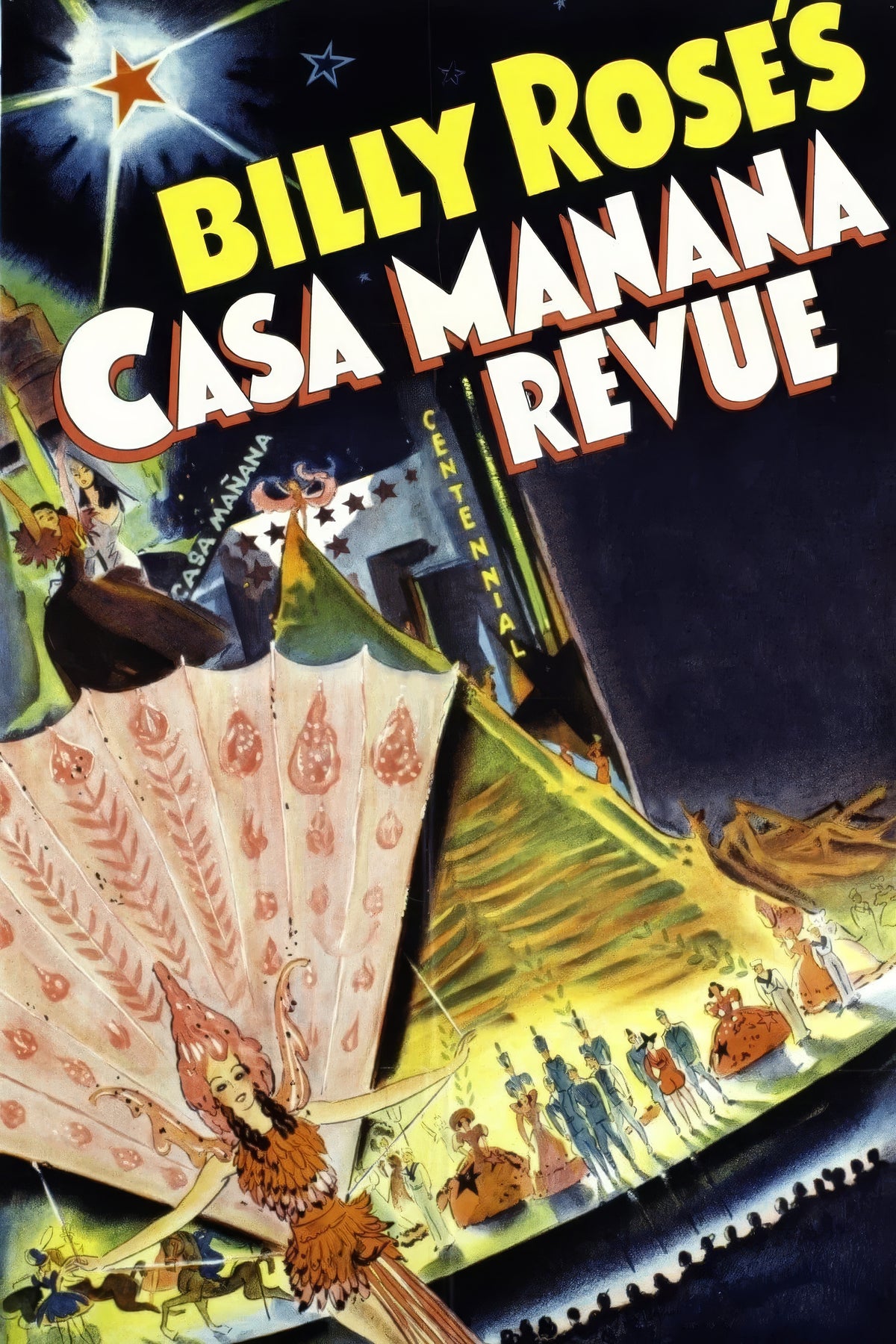 (1938) Billy Rose_s Casa Mañana Revue Film/Movie Premium Waterproof & Tear Resistant Posters