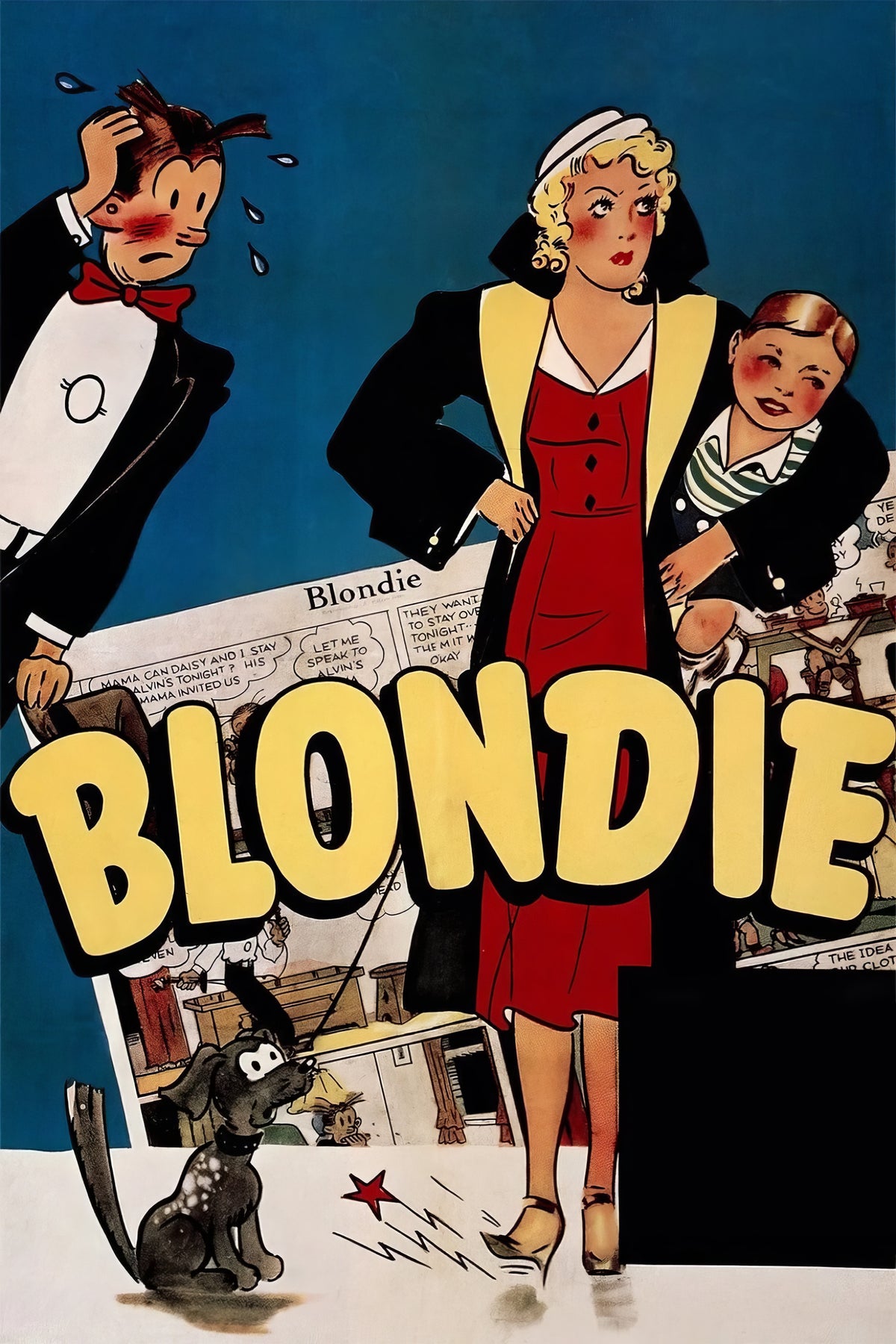 (1938) Blondie Film/Movie Premium Waterproof & Tear Resistant Posters