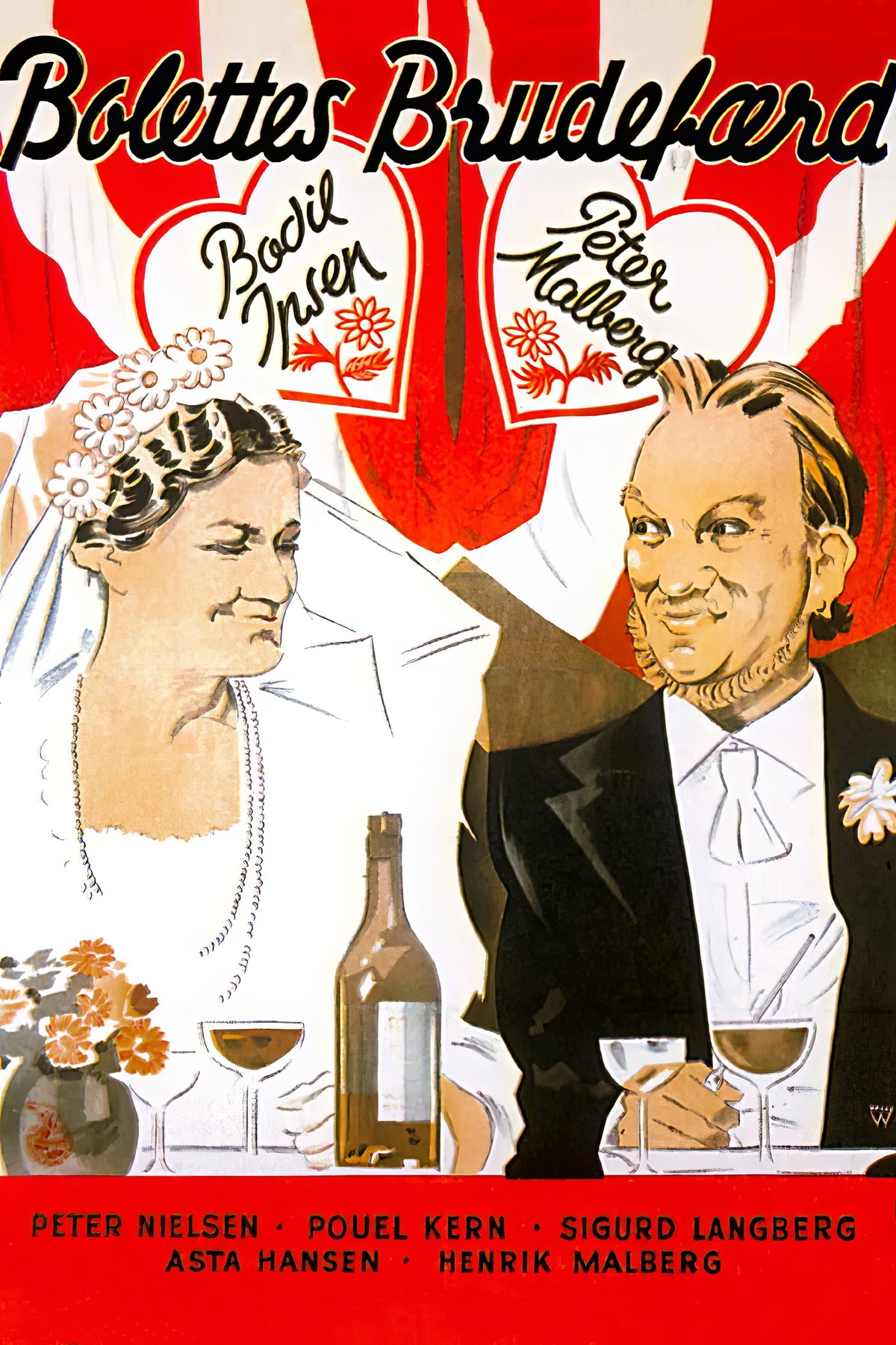 (1938) Bolettes Brudefærd Film/Movie Premium Waterproof & Tear Resistant Posters