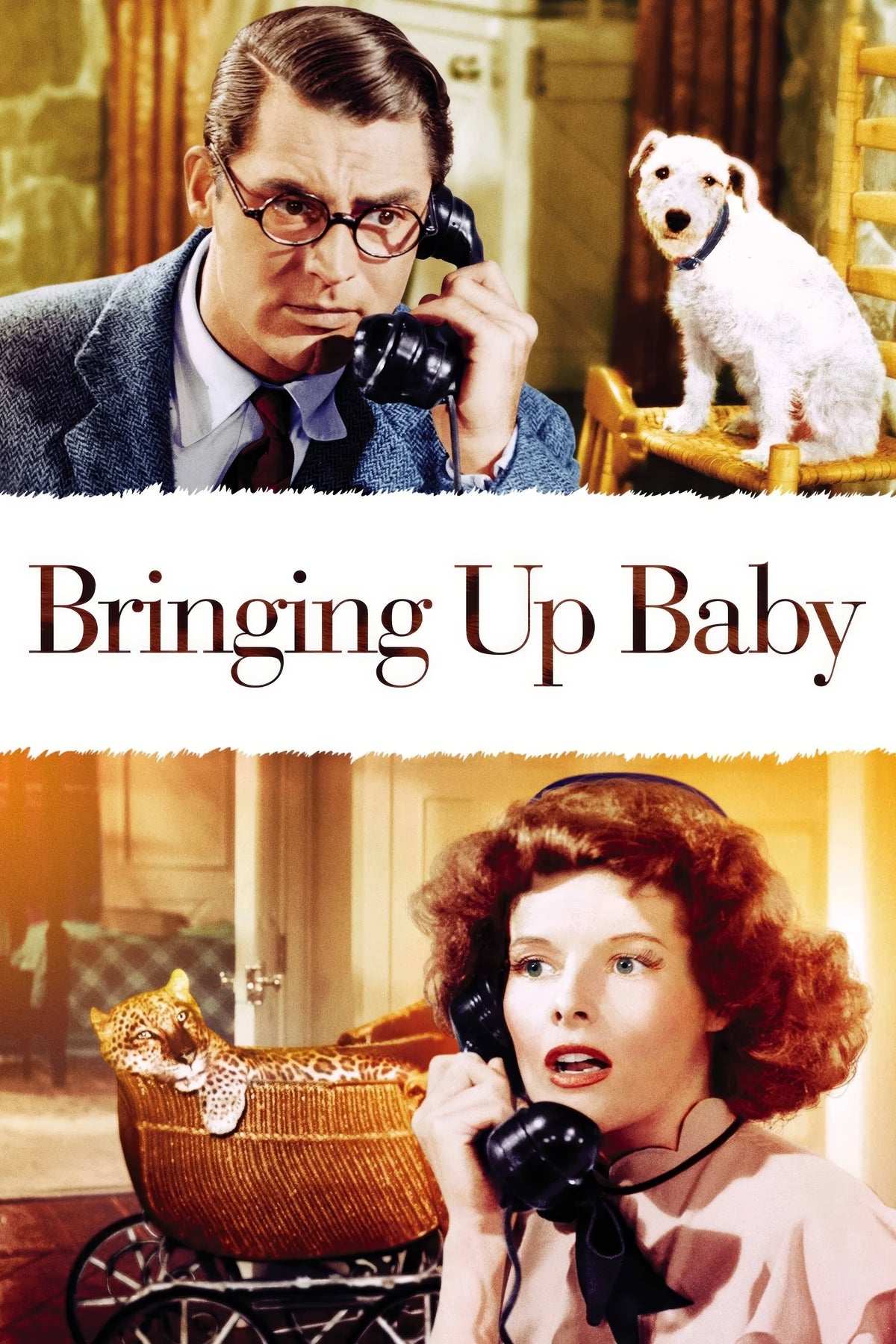 (1938) Bringing Up Baby Film/Movie Premium Waterproof & Tear Resistant Posters