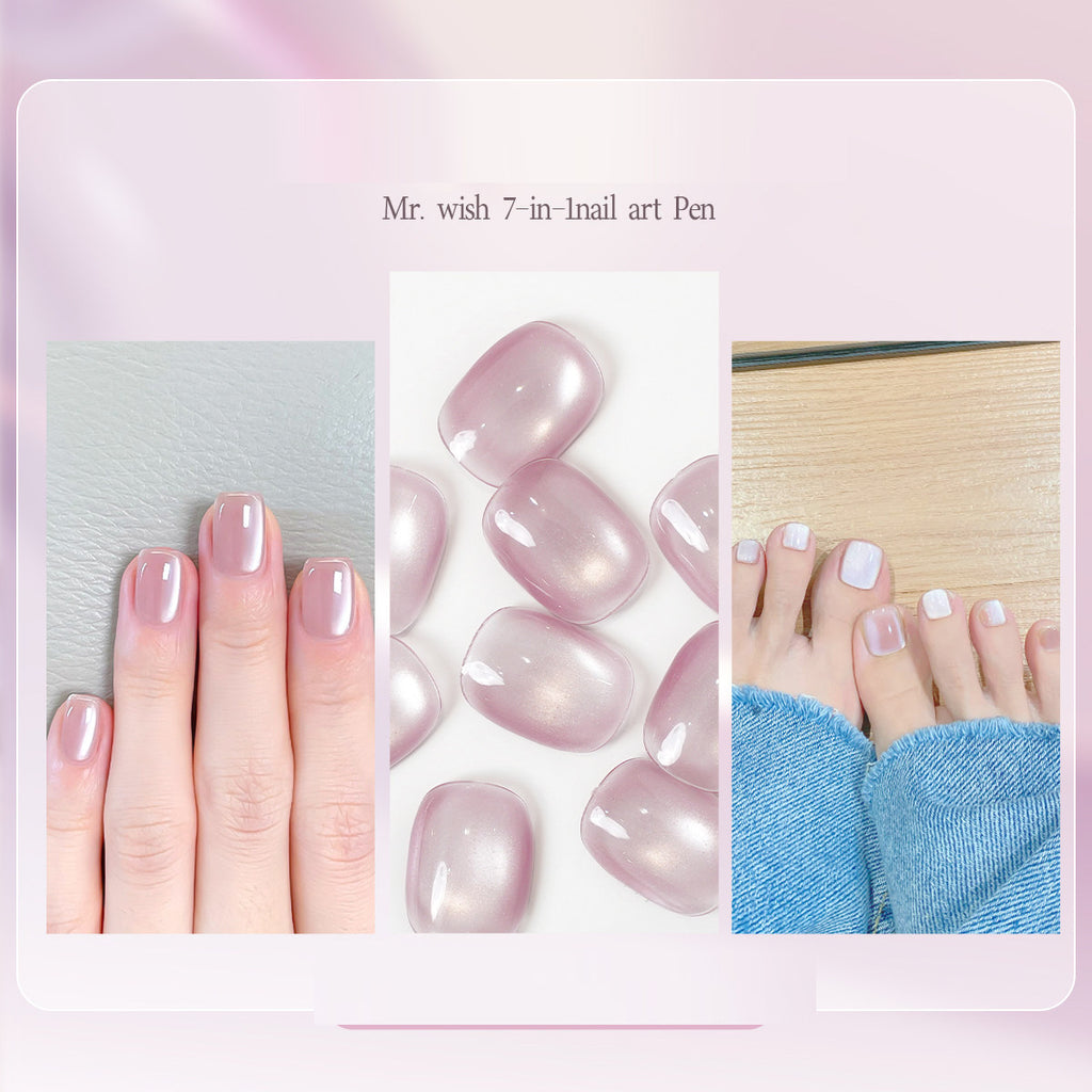 Seven in one Eye Nail Enamel Lazy nail polish