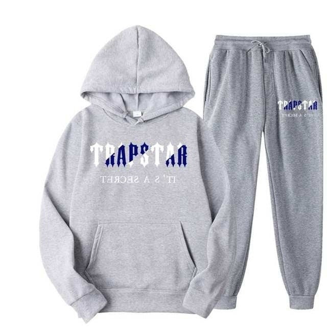 Men's Oversized Letter Print Hoodie and Sweatpants 2-Piece Set