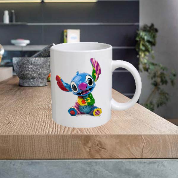 CARTOON02 Stich Cartoon 11oz Ceramic printed mug funny cup gift tea coffee costa