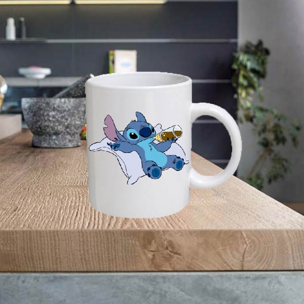 CARTOON05 Stich Cartoon 11oz Ceramic printed mug funny cup gift tea coffee costa