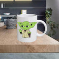CARTOON06 Baby Yoda Cartoon 11oz Ceramic printed mug funny cup gift tea coffee costa