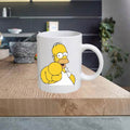 CARTOON09 Homer Simpson Cartoon 11oz Ceramic printed mug funny cup gift tea coffee costa