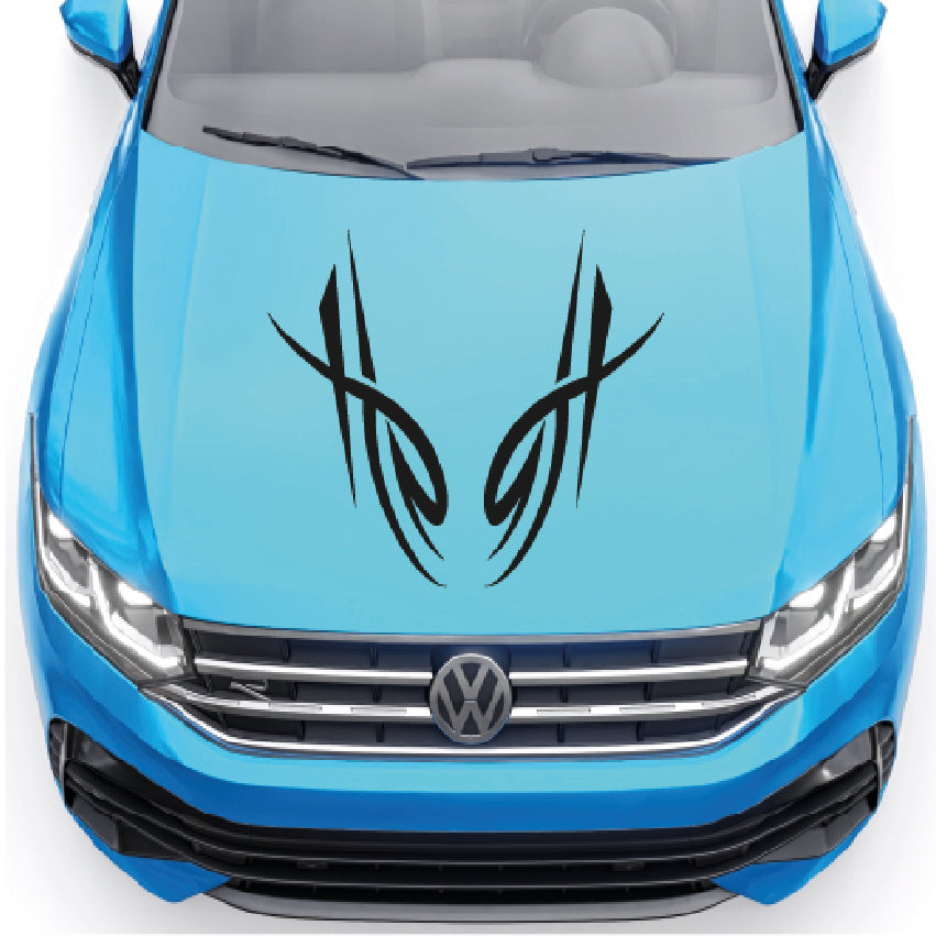 CBG09 Bonnet Stripe 1 x 800mm x 1035mm Will Fit Any Car Universal Gloss & Matt Vinyl Only