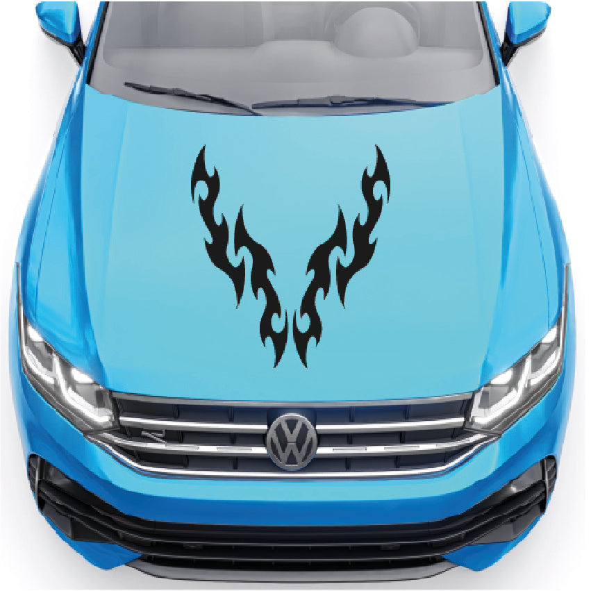 CBG10 Bonnet Stripe 1 x 800mm x 831mm Will Fit Any Car Universal Gloss & Matt Vinyl Only