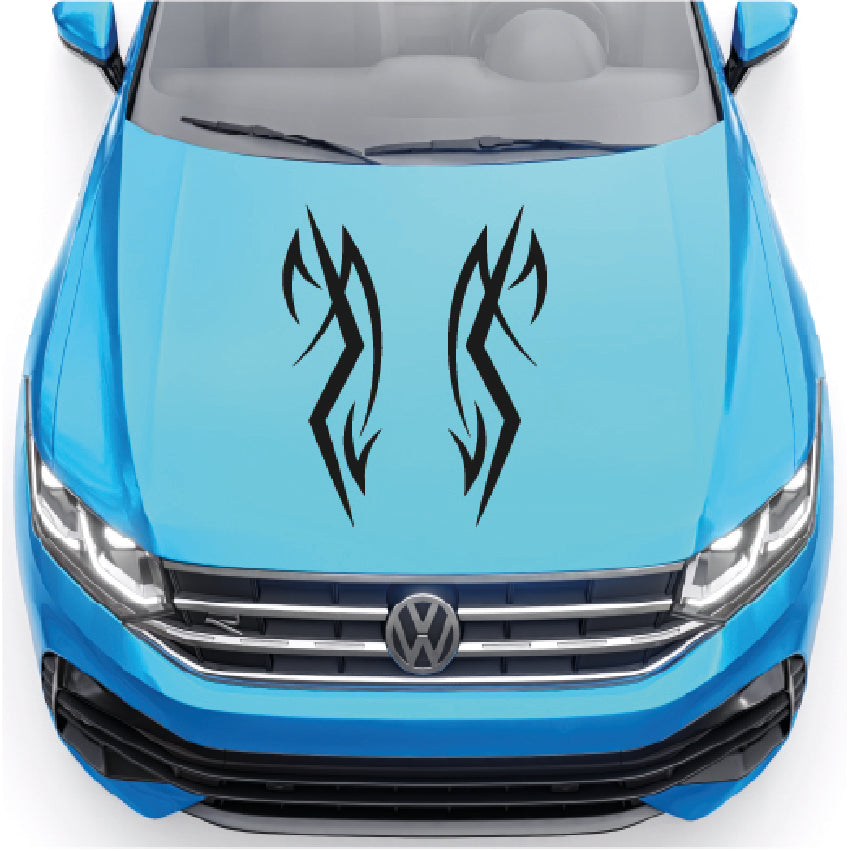 CBG11 Bonnet Stripe 1 x 800mm x 765mm Will Fit Any Car Universal Gloss & Matt Vinyl Only