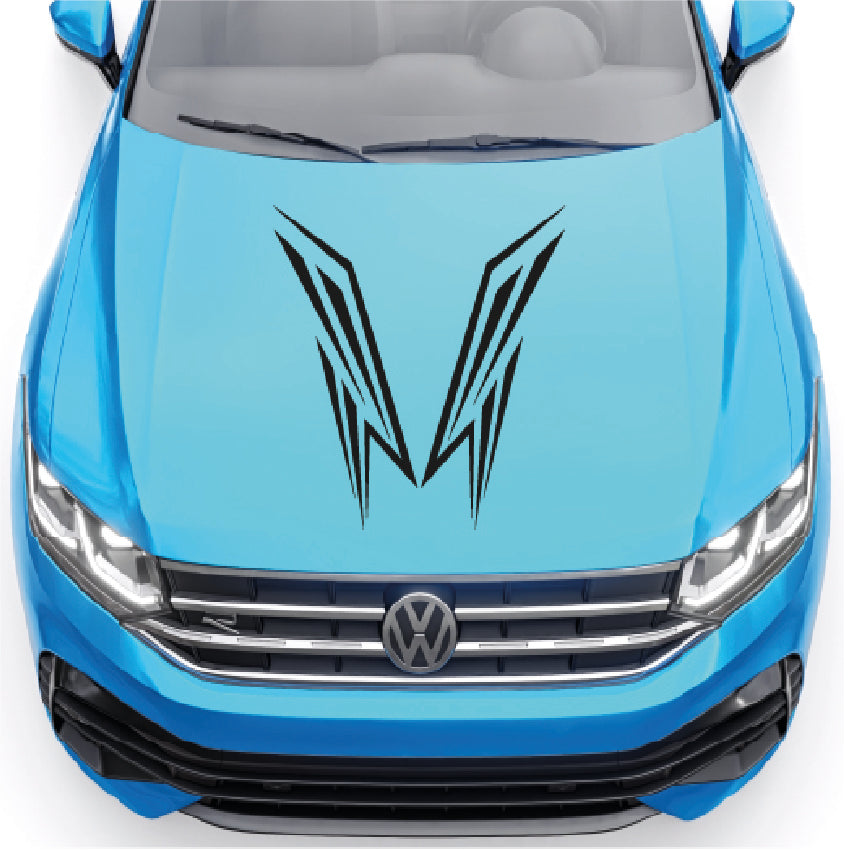 CBG13 Bonnet Stripe 1 x 800mm x 844mm Will Fit Any Car Universal Gloss & Matt Vinyl Only