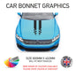 CBG02 Car Bonnet Stripes Will Fit Any Car Universal