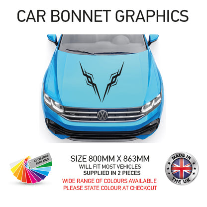 CBG12 Car Bonnet Stripes Will Fit Any Car Universal
