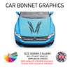 CBG13 Car Bonnet Stripes Will Fit Any Car Universal