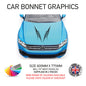 CBG15 Car Bonnet Stripes Will Fit Any Car Universal