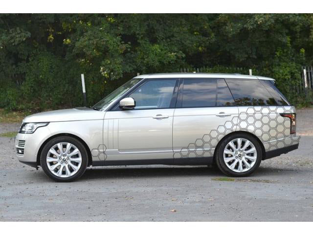 CCK6M Car Camouflage Kit Outline Hexagon Honeycomb Side Stickers Decals Graphics Vinyl