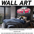 3D Kids Carz 10 Sticker Wallpaper Mural Poster Transport Bedroom Wall CCW10