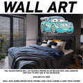 3D Kids Carz 11 Sticker Wallpaper Mural Poster Transport Bedroom Wall CCW11