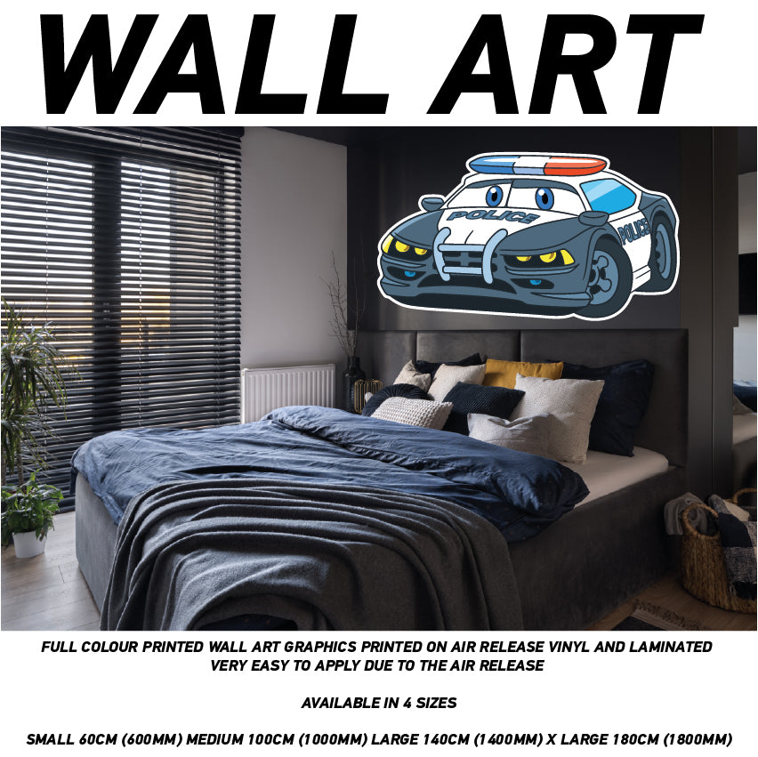 CCW01-30 Kids Cartoon Car Mural Sticker Poster Various Designs Available